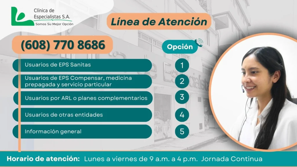 Extensiones telefónicas (1) Linea de atención